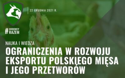Ograniczenia w rozwoju eksportu polskiego mięsa i jego przetworów