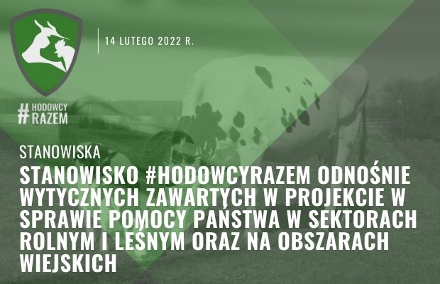 Pismo do premiera Kowalczyka – stanowisko #HodowcyRazem