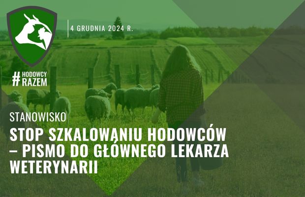 Stop szkalowaniu hodowców – pismo do Głównego Lekarza Weterynarii