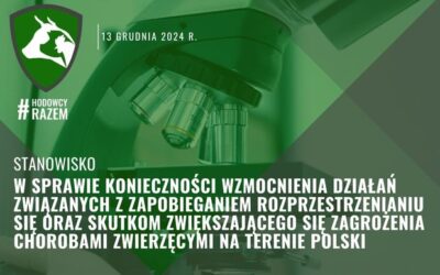 Konieczność wzmocnienia działań związanych z zapobieganiem rozprzestrzenianiu się oraz skutkom zwiększającego się zagrożenia chorobami zwierzęcymi na terenie Polski